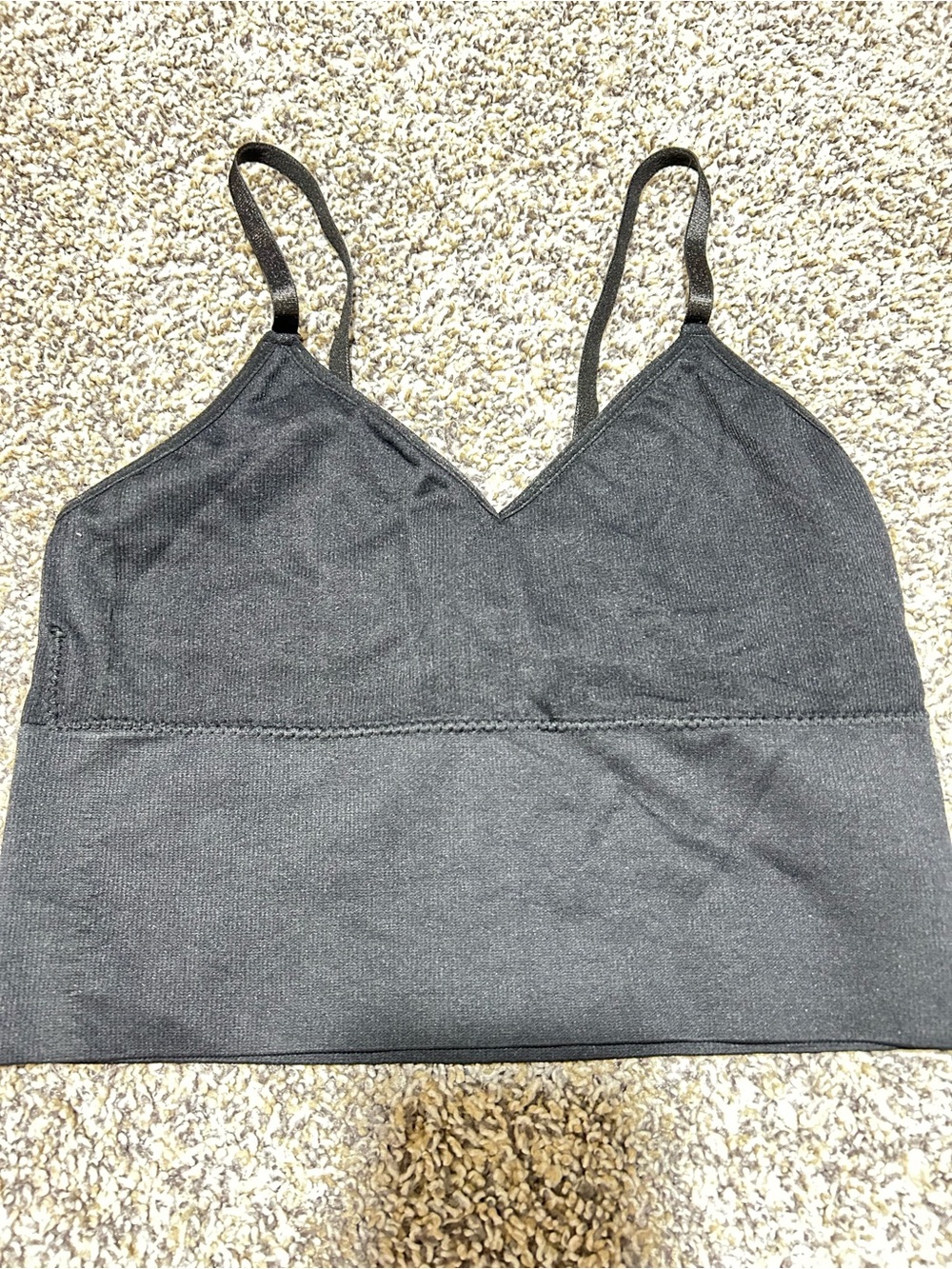Skinnygirl Black V-Neck Bralette